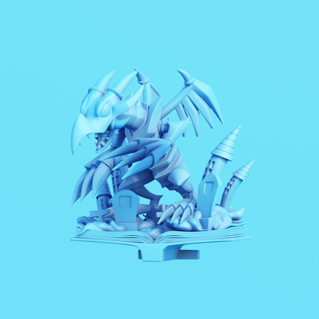 Red-Eyes Toon Dragon - STL Download