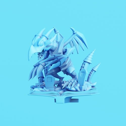 Red-Eyes Toon Dragon - STL Download